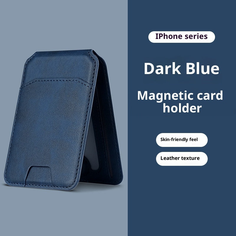 Mobile Phone Holder Card Bag With Multiple Pairs Of Suction Folding Function Magnetic Suction Card Cover