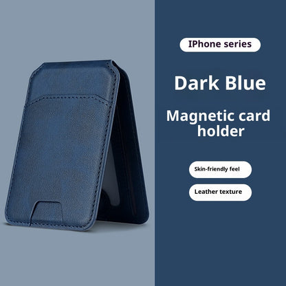 Mobile Phone Holder Card Bag With Multiple Pairs Of Suction Folding Function Magnetic Suction Card Cover